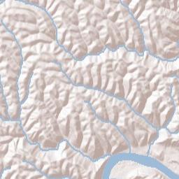 Vallonia Ohio Terrain Map