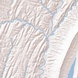 Fulton County Terrain Map