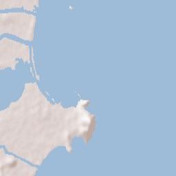 Arbatax Terrain Map