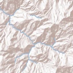 Bell Springs California Terrain Map