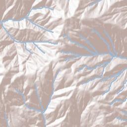 Dawson Place California Terrain Map