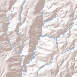 Powellton California Terrain Map