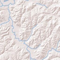 Pleasant City Ohio Terrain Map