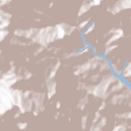 Cerchiara di Calabria Terrain Map