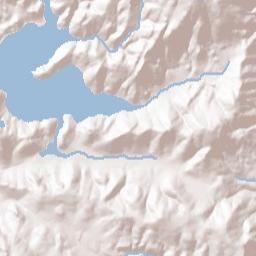 Bucks Lake California Terrain Map