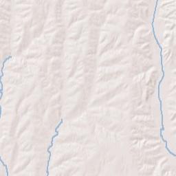 Linn County Terrain Map