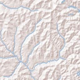 Young Hickory Ohio Terrain Map