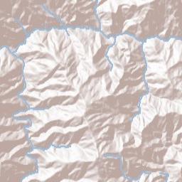 Cummings California Terrain Map