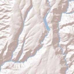 Mineral Slide California Terrain Map