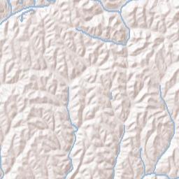 Hoskinsville Ohio Terrain Map