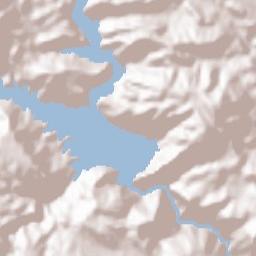 Benagéber Terrain Map