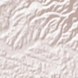 Akita Shi Terrain Map