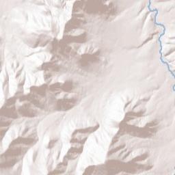 Plumas California Terrain Map