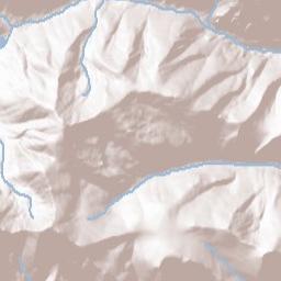 Berthoud Falls Colorado Terrain Map