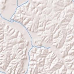 Crossenville Ohio Terrain Map
