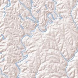 Reinersville Ohio Terrain Map