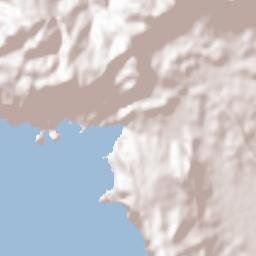 Nomós Kerkýras Terrain Map