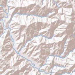 Branscomb California Terrain Map