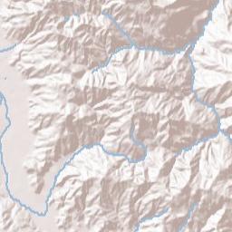 Laytonville Terrain Map