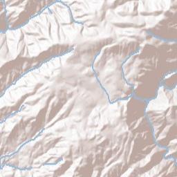 Brush Creek California Terrain Map