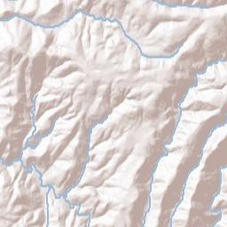 Cascade California Terrain Map