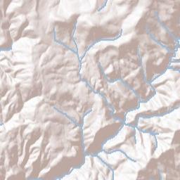 La Porte California Terrain Map