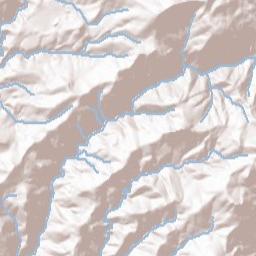 Grass Flat California Terrain Map