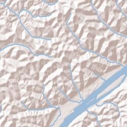 Wittens Ohio Terrain Map