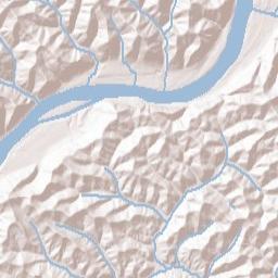 Sardis Ohio Terrain Map