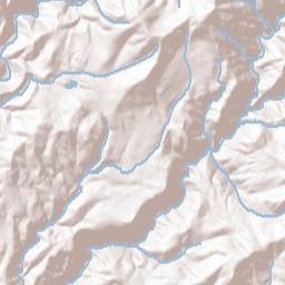 Poverty Hill California Terrain Map