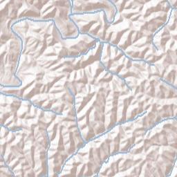Hohman Ohio Terrain Map