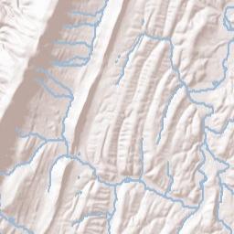 Morgan County Terrain Map