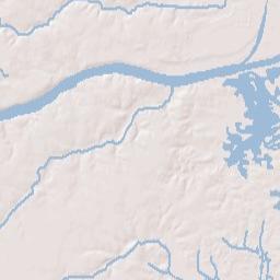 Shenandoah Delaware Terrain Map