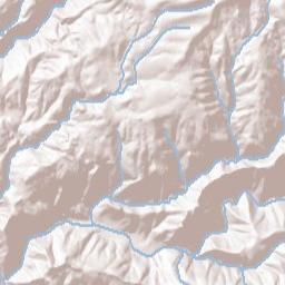 Brandy City California Terrain Map
