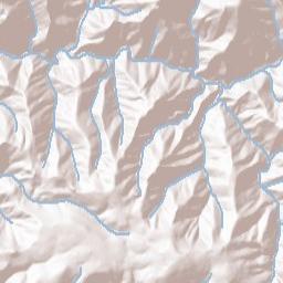 Downieville Terrain Map