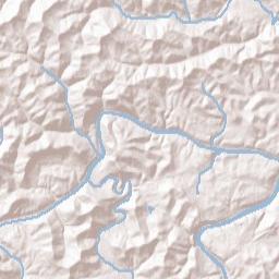 Barrackville Terrain Map