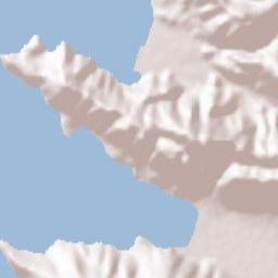 Platariá Terrain Map