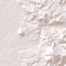 Hanamaki Shi Terrain Map