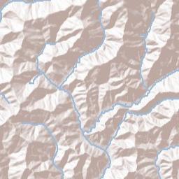 Wanhala California Terrain Map
