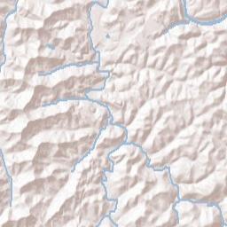 77 Saltwell Road to Adamsville, Shinnston Terrain Map
