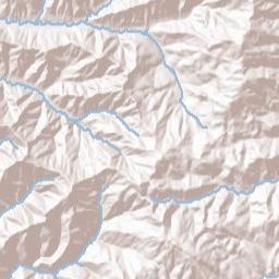 Mendocino County Terrain Map
