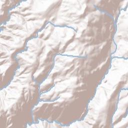 Gaston California Terrain Map