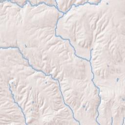 Okeana Ohio Terrain Map