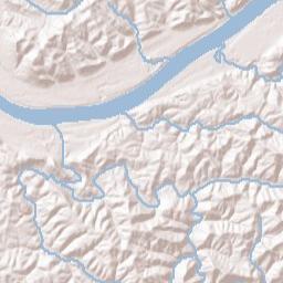 Lower Newport Ohio Terrain Map