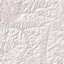 Allensville Ohio Terrain Map