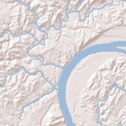 Porterfield Ohio Terrain Map