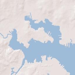 Baltimore Highlands Terrain Map