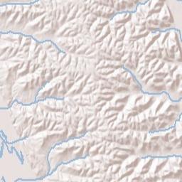 Calhoun County Terrain Map