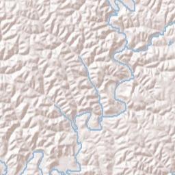 Vales Mills Ohio Terrain Map