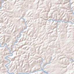 Vanderhoof Ohio Terrain Map